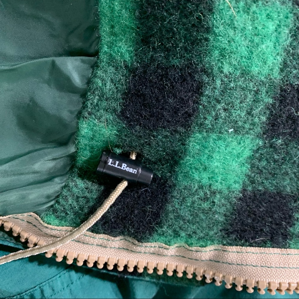 Vintage LL Bean Woolrich Baxter State Park hooded wool lined jacket - Picture 6 of 16